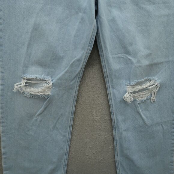 Levi's Jeans Women's Size 31 High-Rise Low Pro Straight 30.5" Inseam Destroyed - Picture 14 of 16